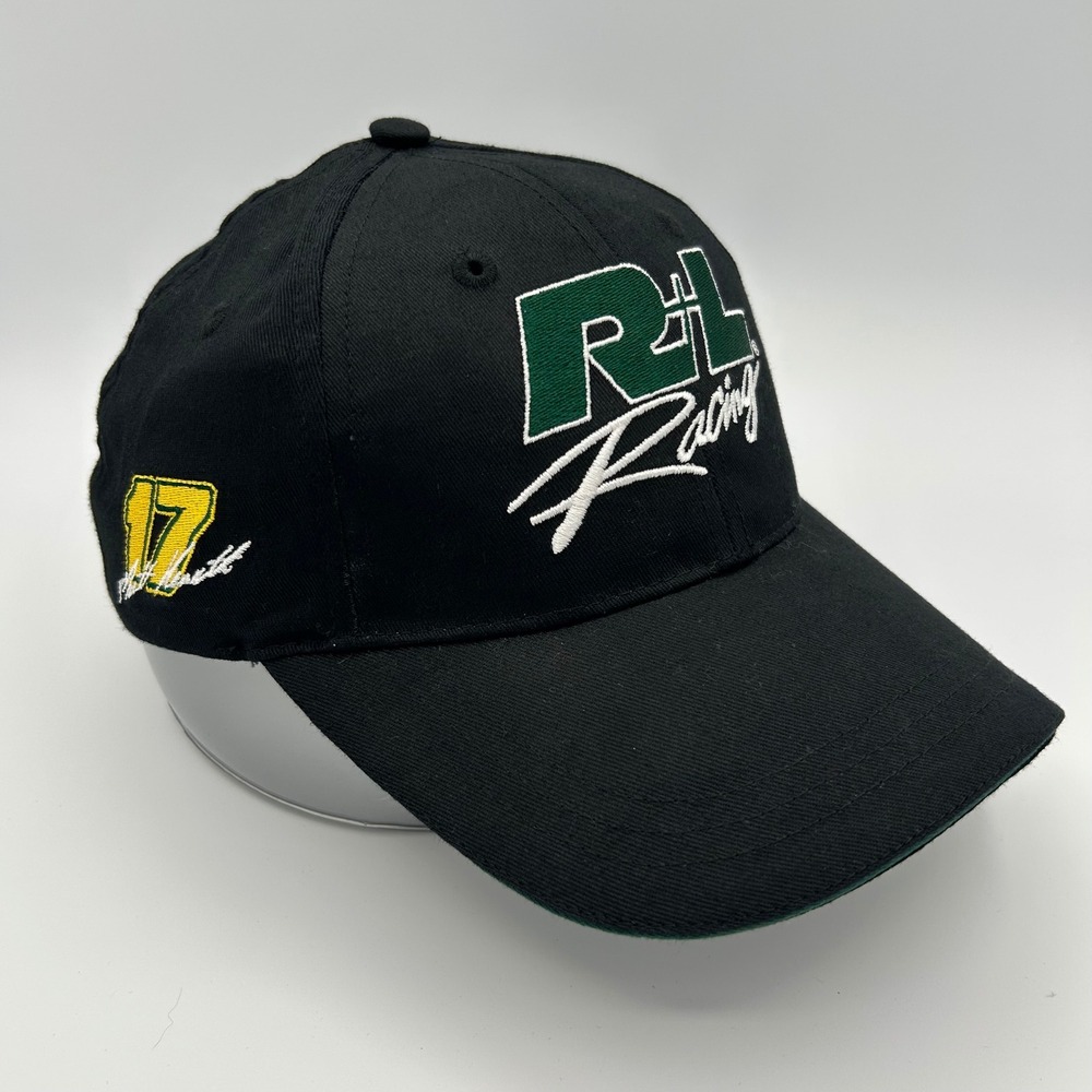 NASCAR R+L Racing Matt Kenseth Hat Mens OSFM Black Racing Sports Vintage